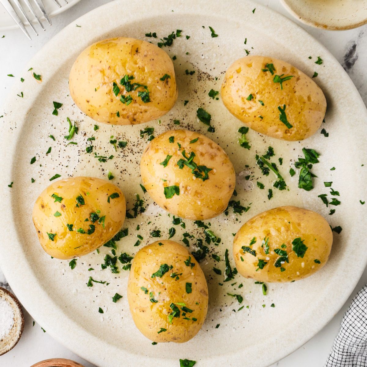 Microwave Yukon Potatoes