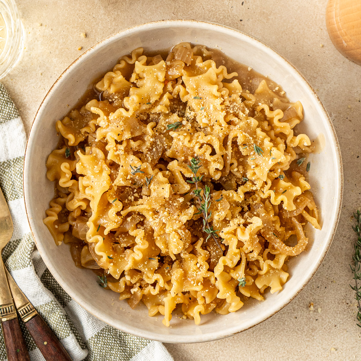 One Pot French Onion Pasta