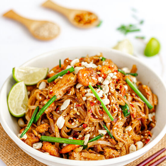 Classic Prawn Pad Thai Noodles