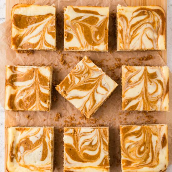 Pumpkin Cheesecake Bars