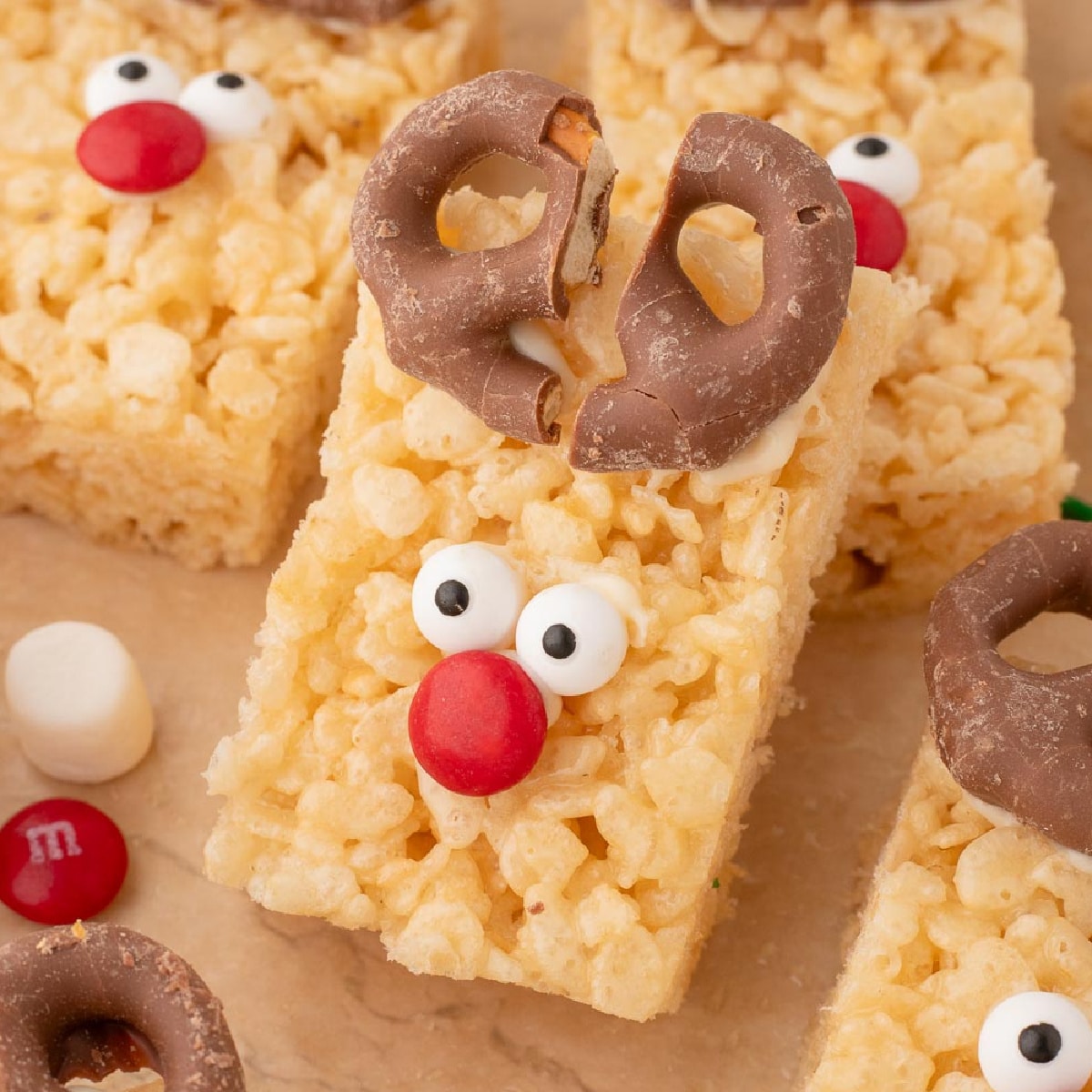 Reindeer Rice Krispie Treats