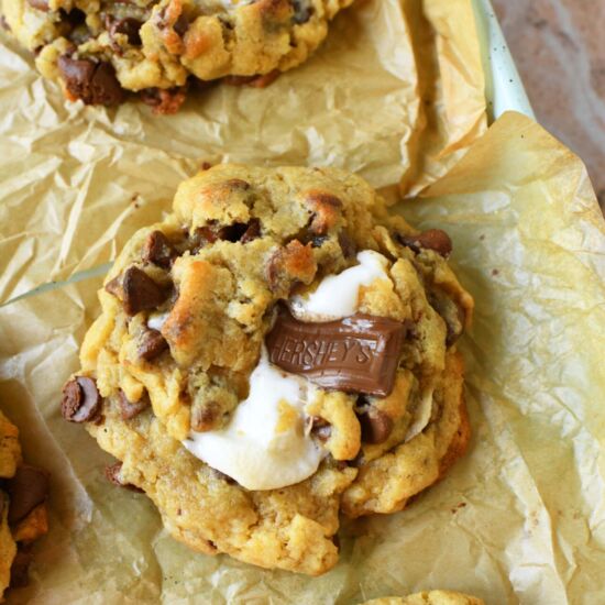Bakery Style Jumbo S’mores Stuffed