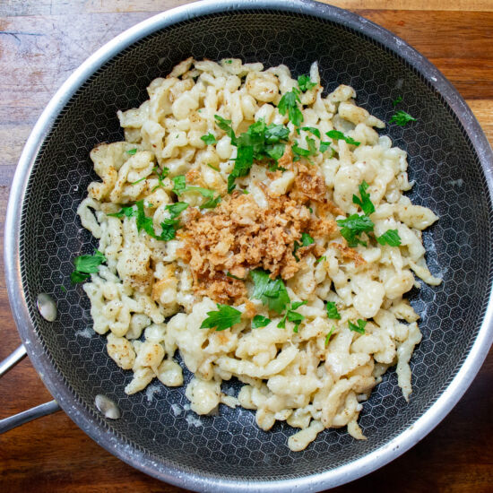 Spätzle Two Ways