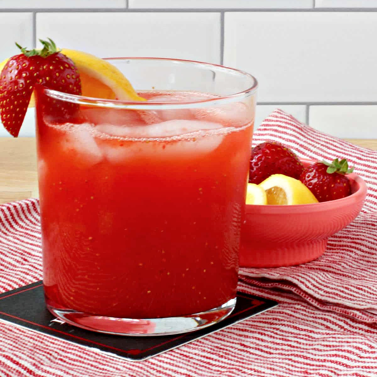 Strawberry Whiskey Sour