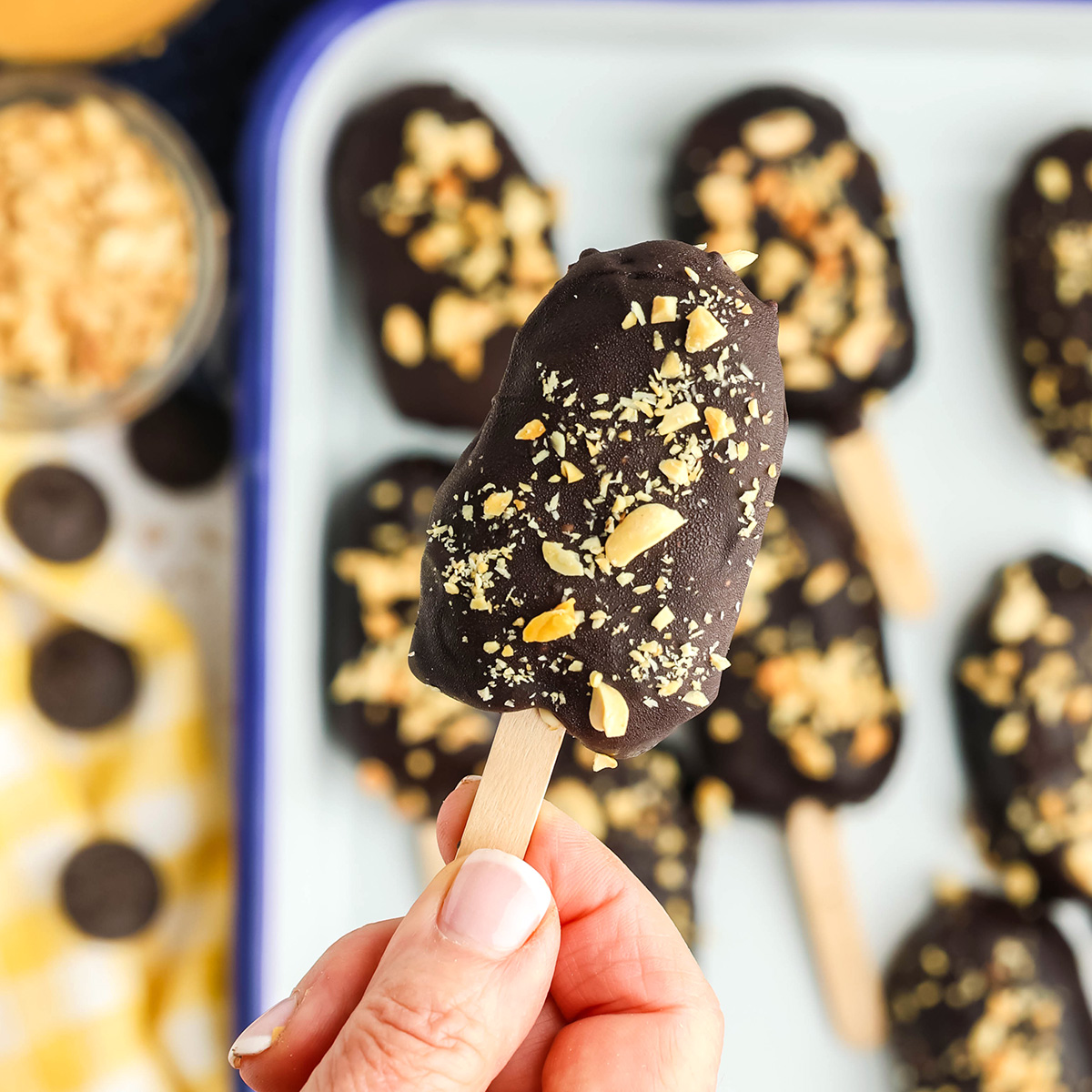 Chocolate Peanut Butter Yogurt Bars