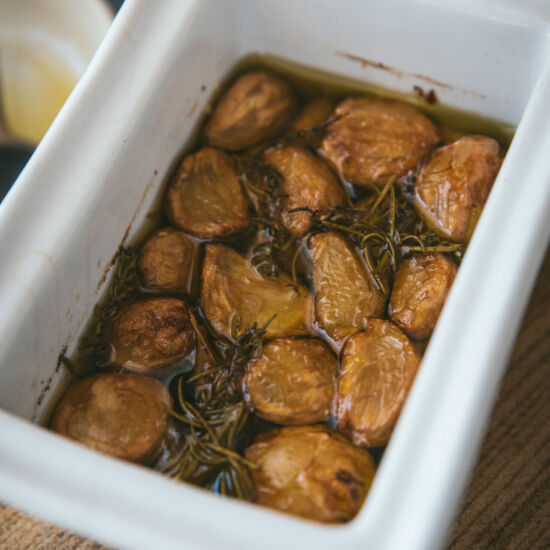 Oven-Roasted Garlic Confit