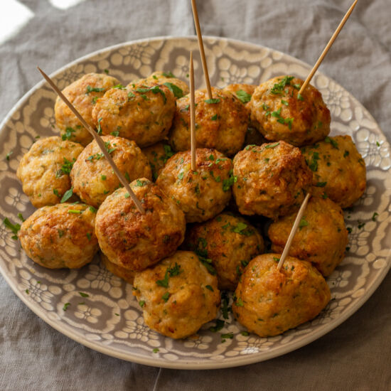 Air Fryer Chicken Meatballs