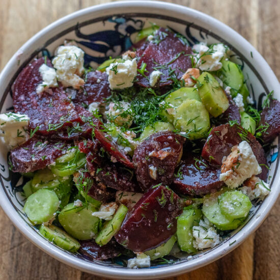 Beet Cucumber Salad
