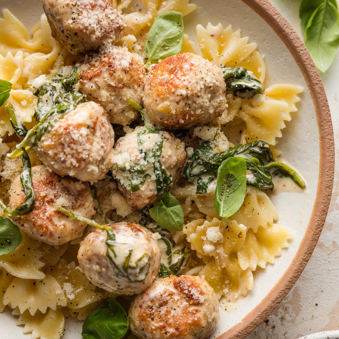 Chicken Florentine Meatballs