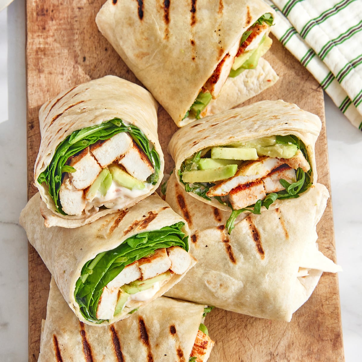 Grilled Chicken Wraps