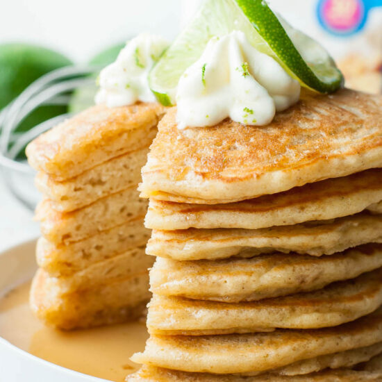 Key Lime Pie Pancakes