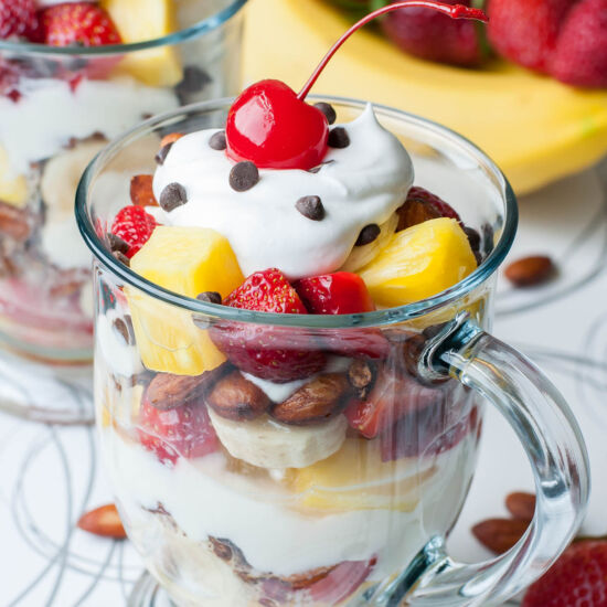 Banana Split Parfait