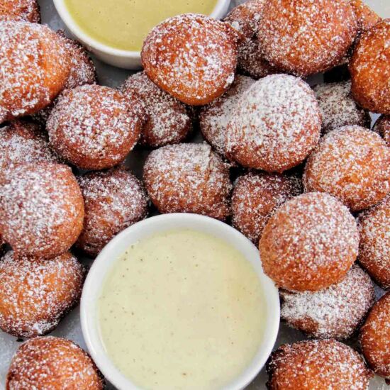 Italian Ricotta Zeppole Donuts