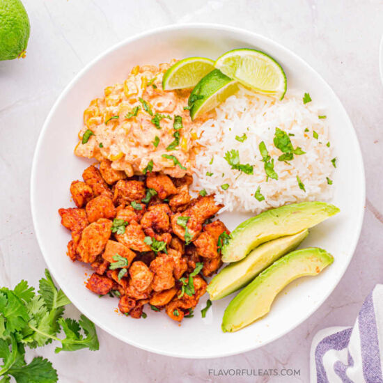 Mexican Street Corn Chicken Bowls