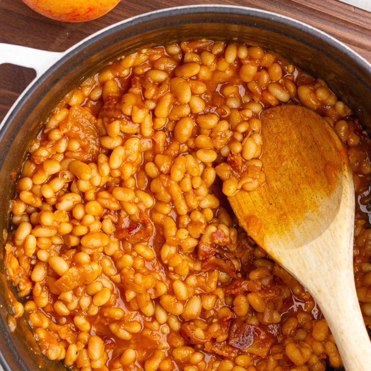 Peach Baked Beans
