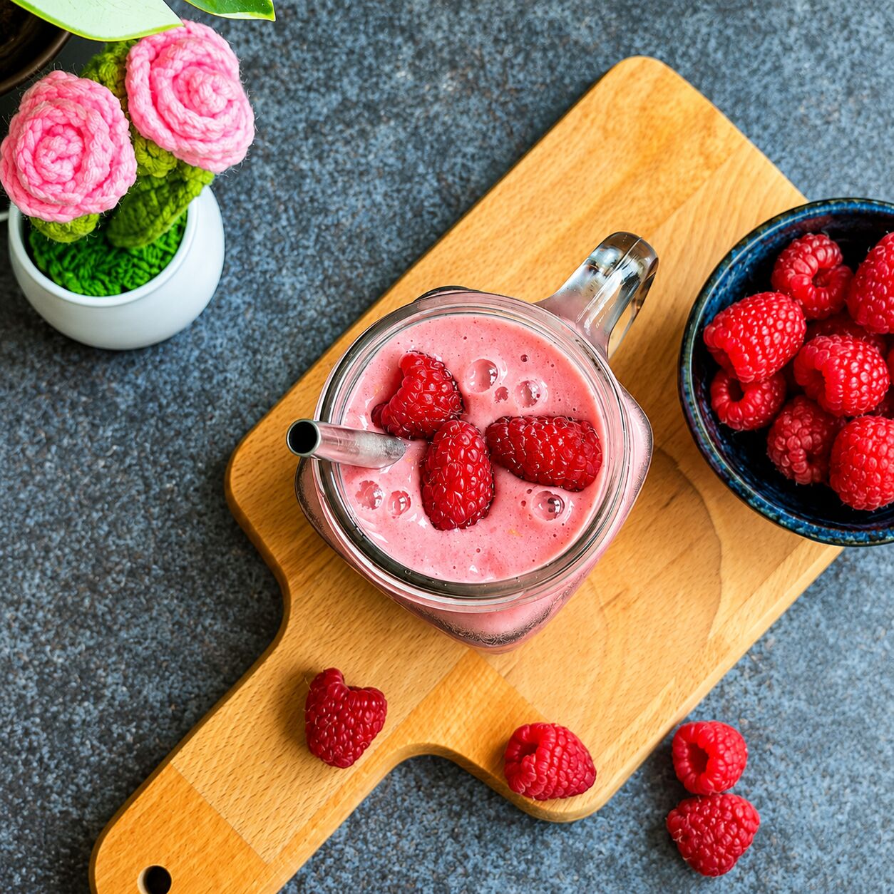 Raspberry Banana Smoothie