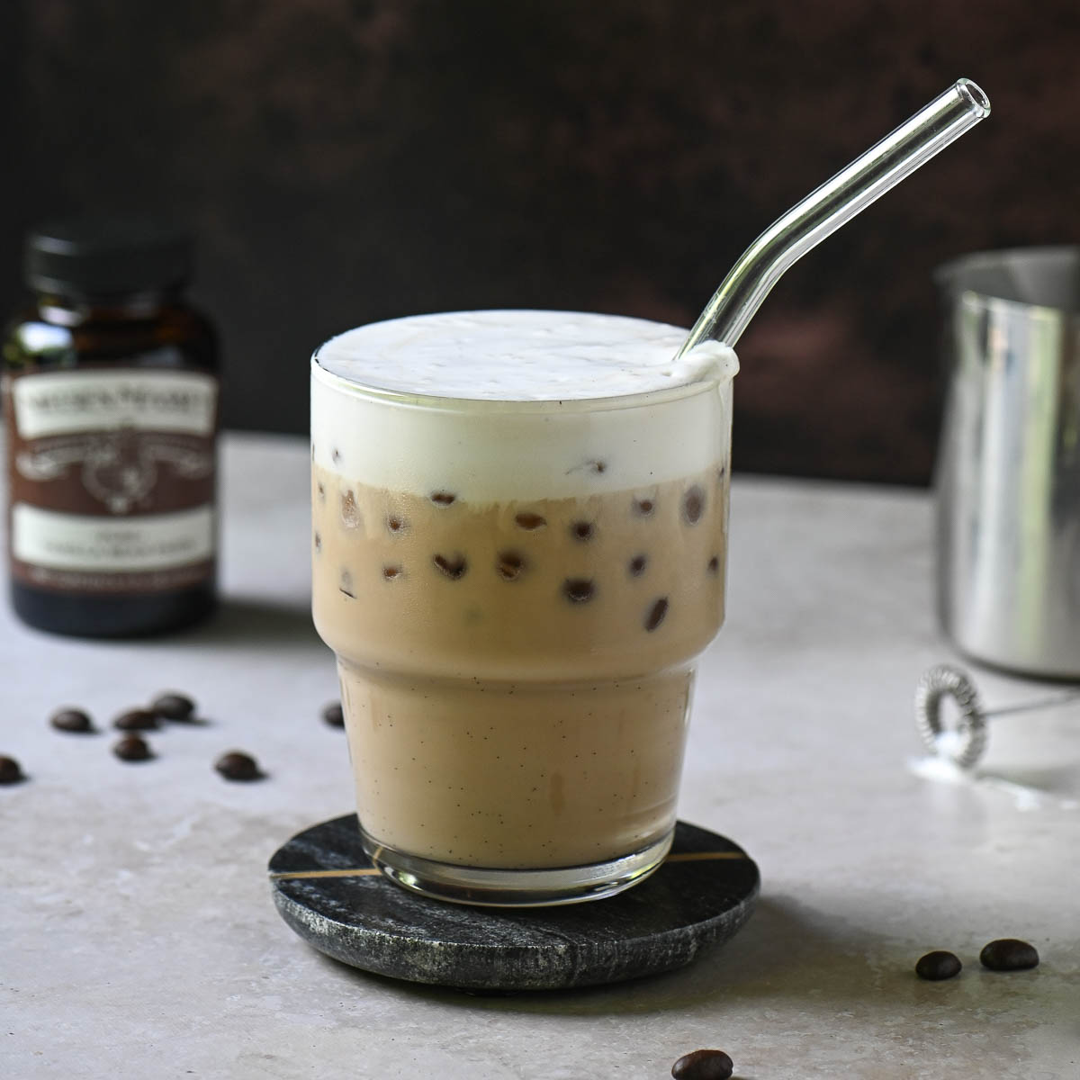 Iced Vanilla Bean Latte
