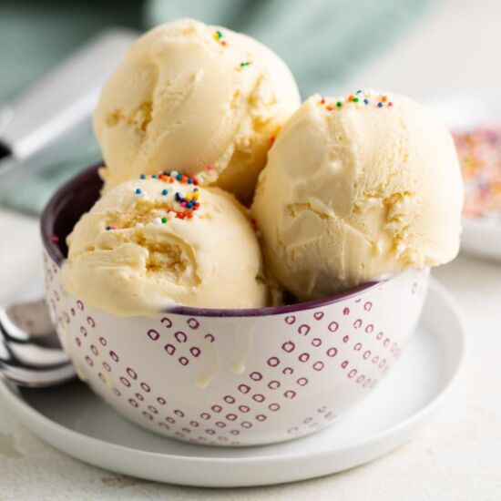 Homemade Vanilla Ice Cream
